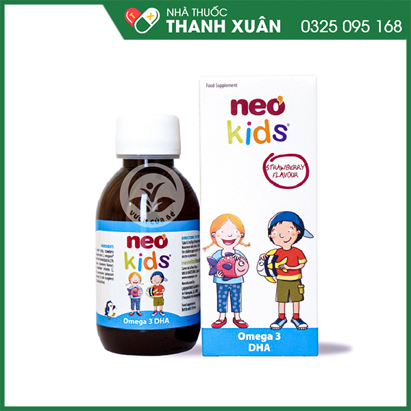 Neo Kids bổ sung DHA, EPA, Vitamin E, D3, A